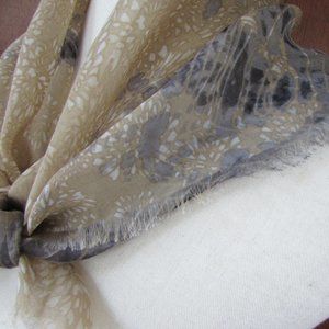 Vince Camuto 100% Silk Eyelash Fringe Scarf